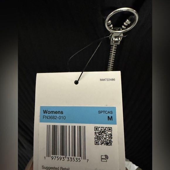 Nike Ribbed Zip-Up Top - Picture 3 of 3